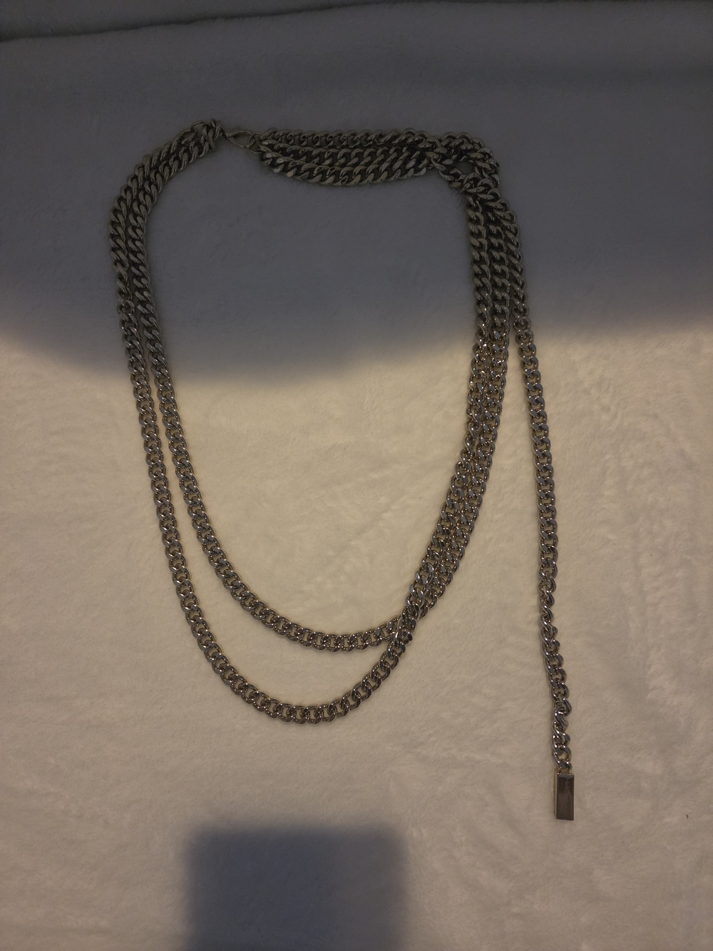 Halogen Gold Multi-Chain Belt